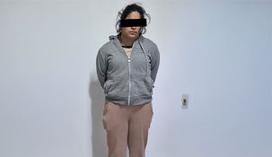 Celeste González está detenida por el triple femicidio. Celeste González está detenida por el triple femicidio.