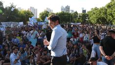 Axel Kicillof en La Plata.