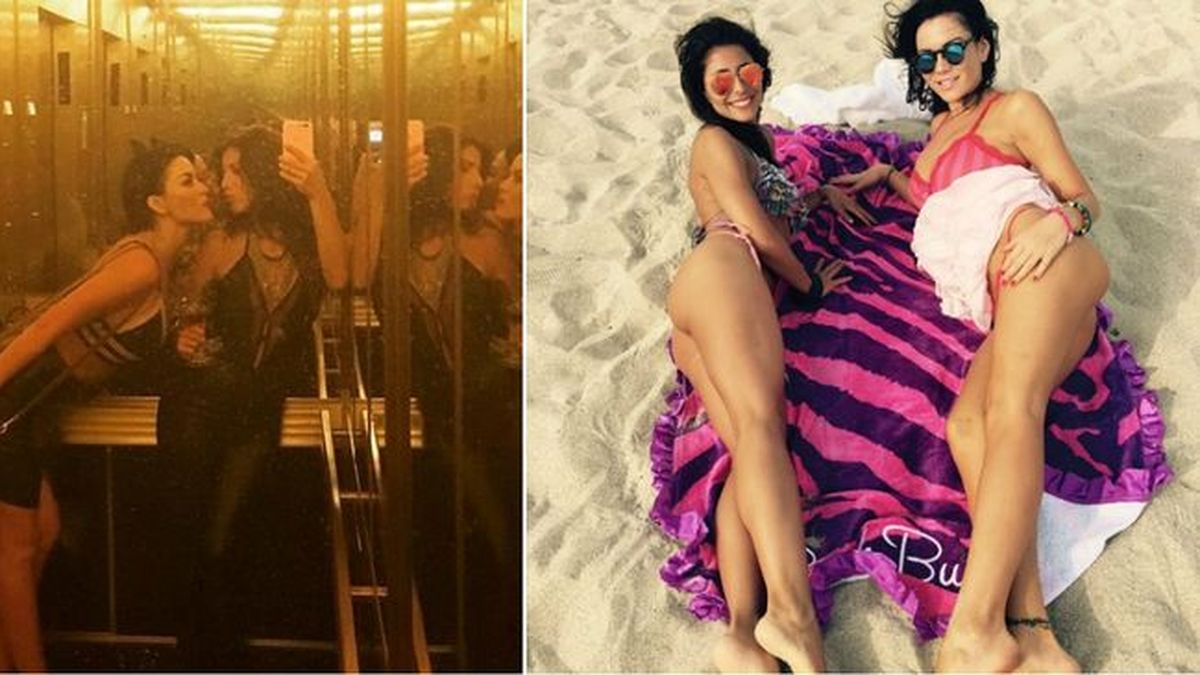 Karina Jelinek y Majo Martino, juntas en Miami: lomazos en la playa y  divertidas selfies