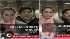 Se difundió el audio del diálogo de Maradona en Migraciones cuando le niegan la salida del país Se difundió el audio del diálogo de Maradona en Migraciones cuando le niegan la salida del país