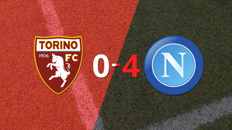 Napoli le pasó por encima a Torino con doblete de Victor Osimhen