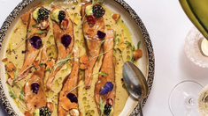 Tiradito de salmón, un clásico de La Pescadorita. Tiradito de salmón, un clásico de La Pescadorita.