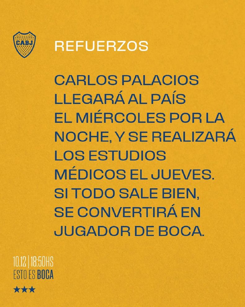 Boca oficializ&oacute; a Ander Herrera como nuevo refuerzo.