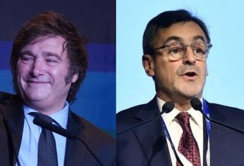 El presidente Javier Milei y Martín Rappallini, titular de la UIA.&nbsp;