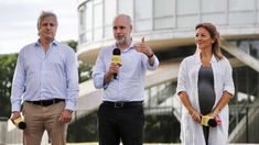 Larreta realizó el anuncio junto a Felipe Miguel y Soledad Acuña, quien se lanzó como precandidata a Jefa de Gobierno. Larreta realizó el anuncio junto a Felipe Miguel y Soledad Acuña, quien se lanzó como precandidata a Jefa de Gobierno.