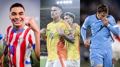 Almirón en Paraguay, James Rodríguez en Colombia y Viñas en Uruguay. Almirón en Paraguay, James Rodríguez en Colombia y Viñas en Uruguay.