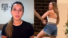 Agostina Páez llegó a la primera audiencia bajo prisión domiciliaria. Agostina Páez llegó a la primera audiencia bajo prisión domiciliaria.