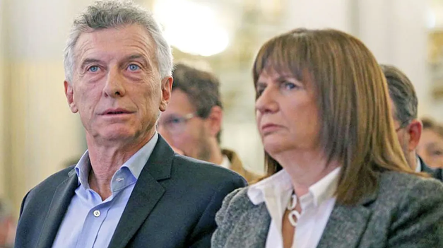 Otros tiempos: Mauricio Macri junto a Patricia Bullrich.