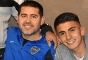 Riquelme siempre reconoció la buena relación con Thiago Almada.