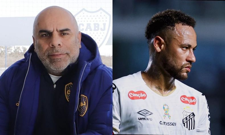 Chicho Serna y Neymar.