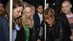 Karina Milei junto a Patricia Bullrich en el acto de este martes. Karina Milei junto a Patricia Bullrich en el acto de este martes.