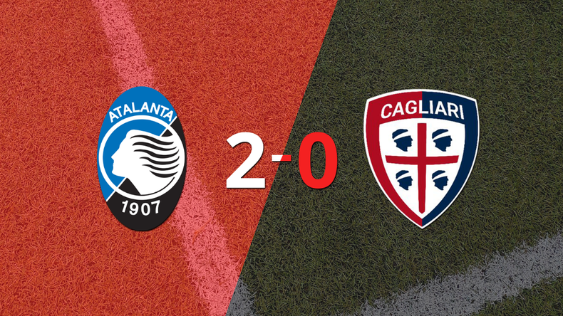 En su casa, Atalanta derrotó por 2-0 a Cagliari