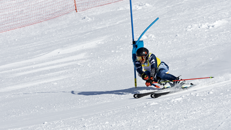 Gravier en uno de sus descensos