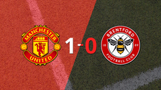 manchester united le gano 1-0 como local a brentford