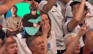 La hinchada de la Selección Inglesa se hizo viral por festejar con Wonderwall de Oasis