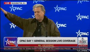 Steve Bannon y un saludo nazi en plena conferencia de la CPAC.