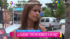 Tras confirmarse la separación de Matías Alé, María del Mar apuntó contra su suegra: Me dijo vos me robaste a mi hijo Tras confirmarse la separación de Matías Alé, María del Mar apuntó contra su suegra: Me dijo vos me robaste a mi hijo