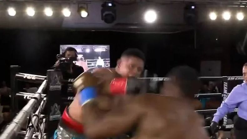 Ndembo formaba parte del equipo de boxeo Las Vegas.&nbsp;