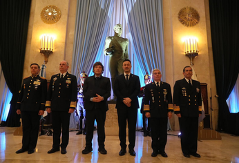 Milei hizo el anuncio en la cena de camaradería de las Fuerzas Armadas.