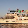 Parte de la flotilla Sumud que se dirigía a Gaza con ayuda humanitaria. Parte de la flotilla Sumud que se dirigía a Gaza con ayuda humanitaria.