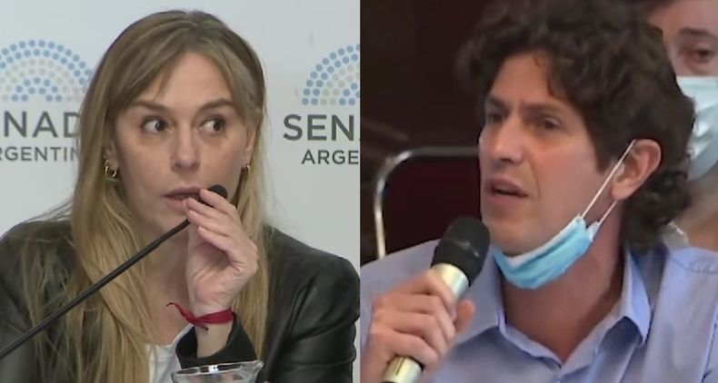 Cruce entre JUliana Di Tullio y Martín Lousteau.