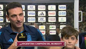El mensaje de Scaloni para los argentinos: Disfruten que esto es algo histórico&nbsp; 