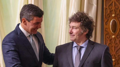 El Presidente mantuvo un encuentro con su par paraguayo.