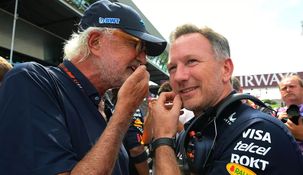 Briatore y Horner juntos, en la temporada pasada en Fórmula 1.