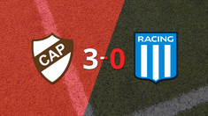 platense liquido en su casa a racing club por 3 a 0