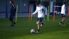 Lucas Blondel se entrenó por primera vez en Boca. Lucas Blondel se entrenó por primera vez en Boca.