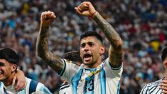 Cristian Cuti Romero fue el autor del descuento para Argentina ante Egipto.&nbsp;