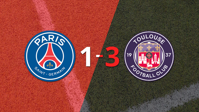 Toulouse da vuelta el marcador y triunfa 3 a 1 sobre PSG