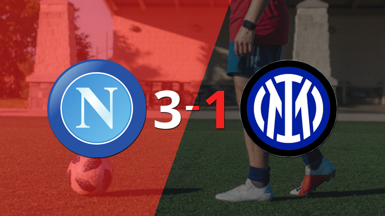 Contundente victoria de Napoli sobre Inter