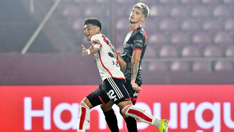 El primer gol de Agustín Ruberto en River: el goleador de la Selección ...