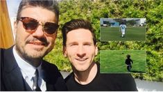 Lolo Tinelli en el predio de Ezeiza Lolo Tinelli en el predio de Ezeiza