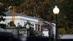 Un sector de la Casa Blanca será demolido para construir un salón de baile. Un sector de la Casa Blanca será demolido para construir un salón de baile.