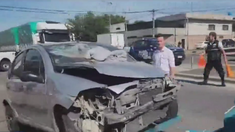 El incidente ocurrió en el cruce de 27 de Febrero y Pedro Lino Funes. El incidente ocurrió en el cruce de 27 de Febrero y Pedro Lino Funes.