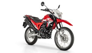 La Honda XR190L ya está disponible en colores roja, negra y blanca.