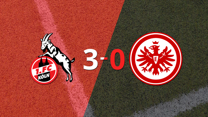 Colonia le pasó por encima a Eintracht Frankfurt con doblete de Ellyes Skhiri