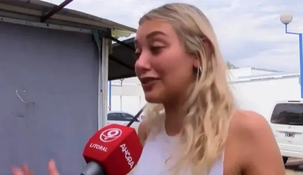 &nbsp;Julia Rojkyn, la chica que encontró el maletín.