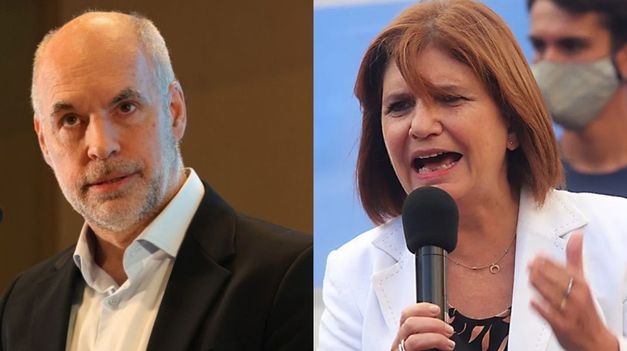 Larreta y Bullrich, entre los presentes en la reunión de Juntos por el Cambio.
