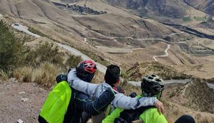 Así es Cuesta del Obispo, la montaña de Salta que desafía a los deportistas.