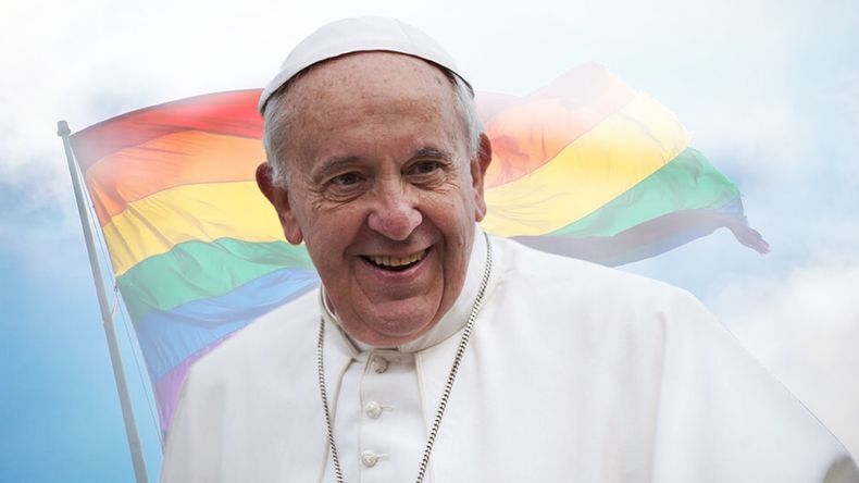 El Papa, y la bandera gay