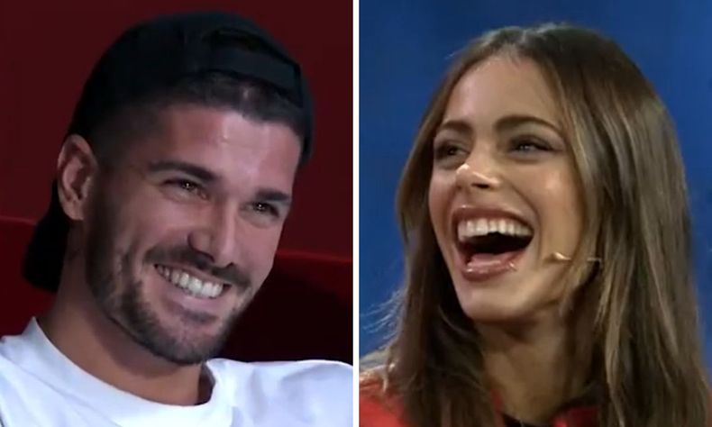 Rodrigo De Paul acompañó a Tini Stoessel a un programa y vivió un inesperado momento.