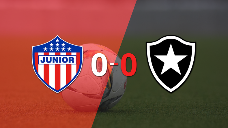 Junior y Botafogo no se hicieron daño y empataron sin goles