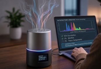 La nariz electrónica reconoce cinco olores cotidianos.