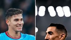 Julián Álvarez y Ángel Di María fueron protagonistas en sus partidos. Julián Álvarez y Ángel Di María fueron protagonistas en sus partidos.