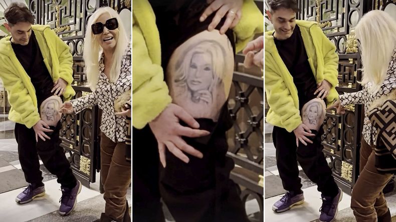 Susana Giménez subió a su Instagram la interacción con el fan que se tatuó su cara.
