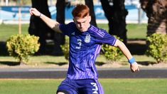 Barco convirtió uno de los goles de Argentina. Barco convirtió uno de los goles de Argentina.