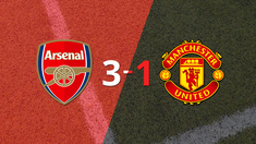 gran victoria de arsenal sobre manchester united por 3-1